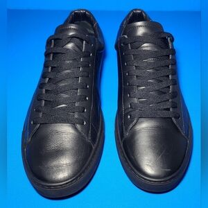 Oliver Cabell Low 1 Jet Men's Black Leather Shoes Sneakers